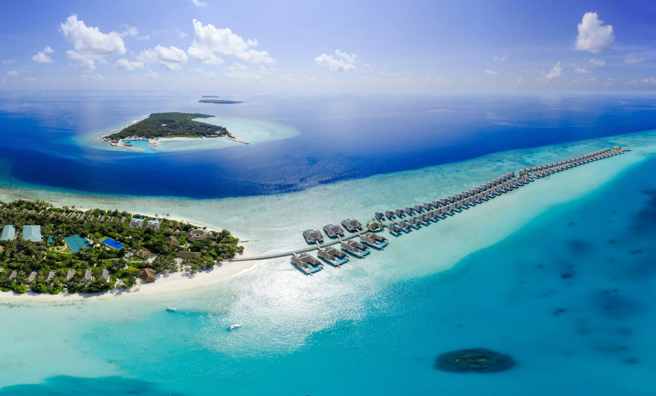 Maldives photo de plage, belle destination lune de miel